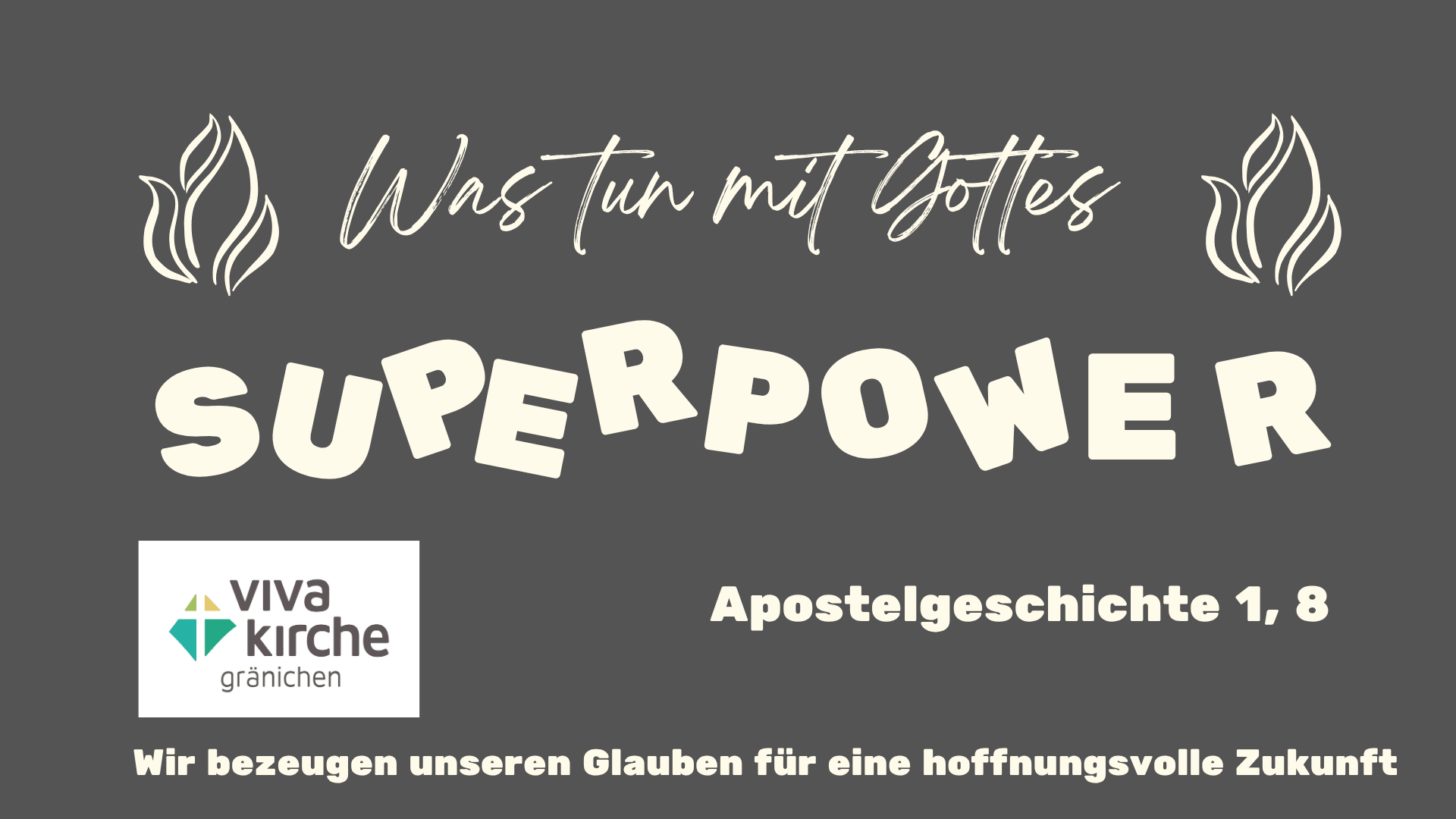 Was tun mit Gottes Superpower?