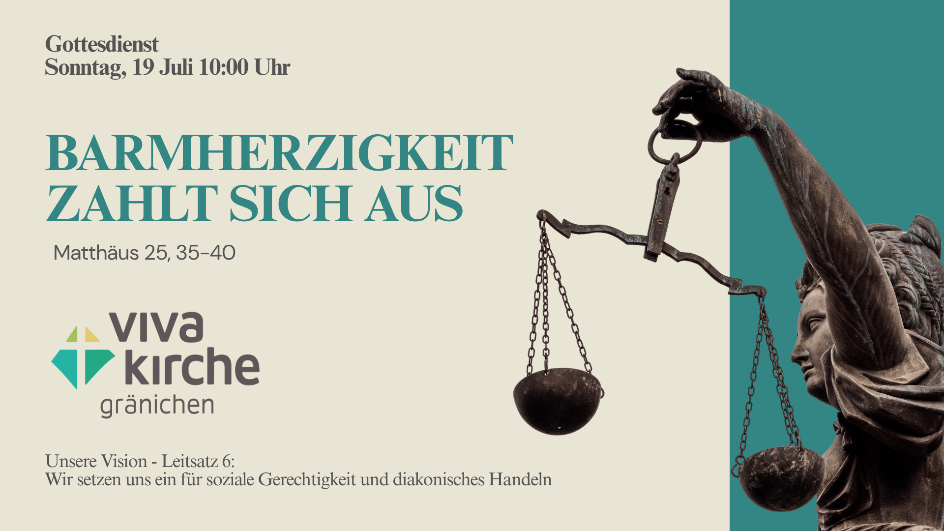 Barmherzigkeit zahlt sich aus